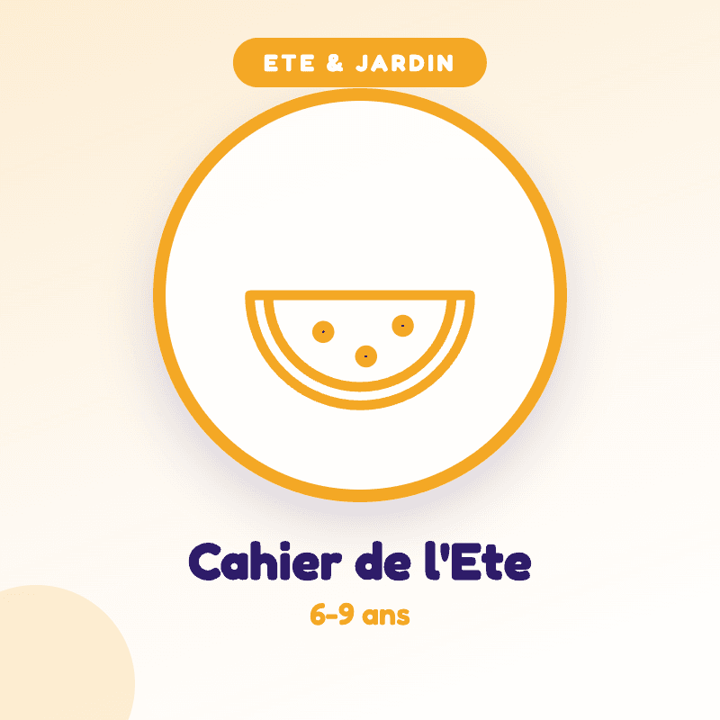 Mon Cahier de l'Ete 7-9 ans — kit PDF à imprimer pour enfants de 6-9 ans
