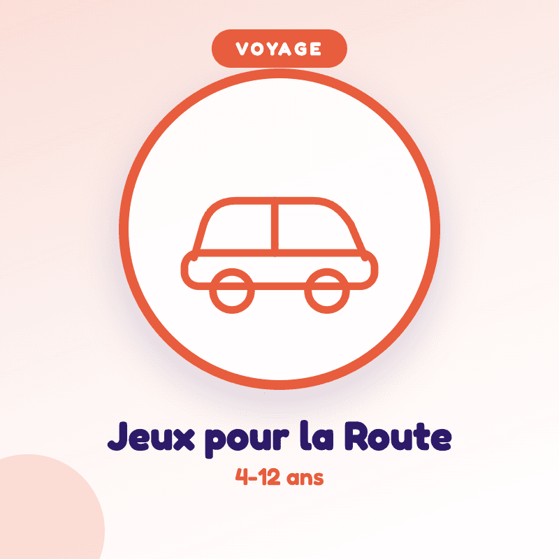Jeux pour la Route — kit PDF à imprimer pour enfants de 4-12 ans