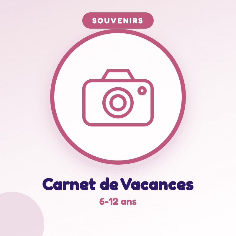 Mon Carnet de Vacances — kit PDF à imprimer pour enfants de 6-12 ans