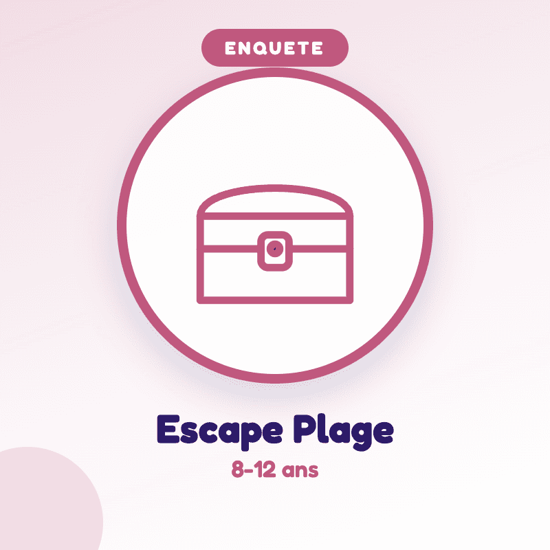 Escape Game : SOS Cabane de Plage — kit PDF à imprimer pour enfants de 8-12 ans