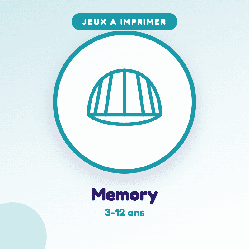Memory de l'Ete — kit PDF à imprimer pour enfants de 3-12 ans
