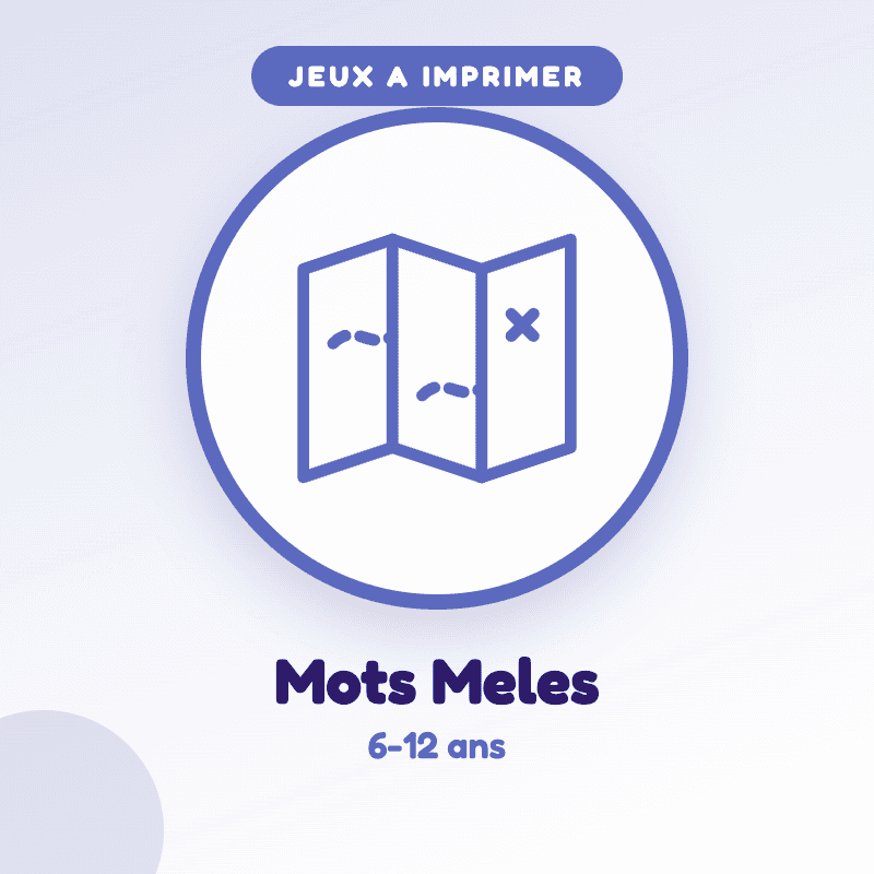 Mots Meles de l'Ete — kit PDF à imprimer pour enfants de 6-12 ans