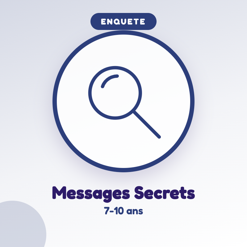 Kit Messages Secrets — jeu d'été à imprimer pour enfants de 7-10 ans