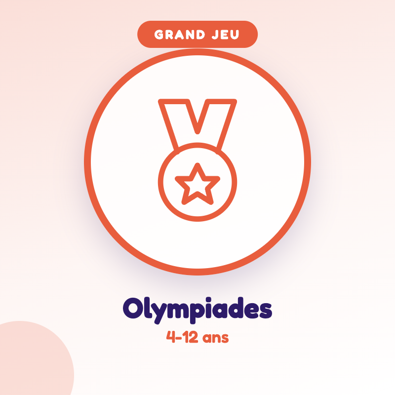 Olympiades d'Ete — jeu d'été à imprimer pour enfants de 4-12 ans