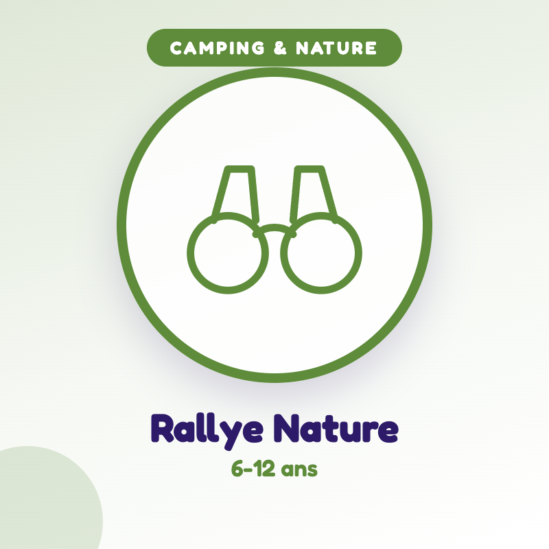 Rallye Nature — jeu d'été à imprimer pour enfants de 6-12 ans